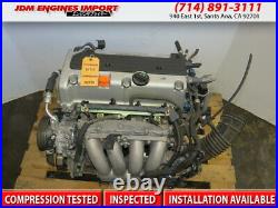 03 04 05 06 07 Honda Accord 2.4l 4-cylinder Vtec Engine Jdm K24a Rep K24a4