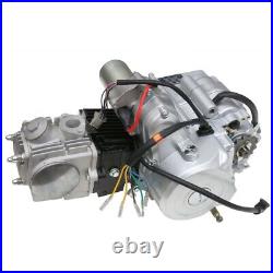 125cc ATV Semi Auto Engine Motor Kit with Exhaust Replace 110cc Go Kart Quad ATC70