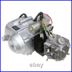 125cc ATV Semi Auto Engine Motor Kit with Exhaust Replace 110cc Go Kart Quad ATC70