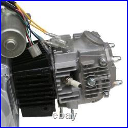 125cc ATV Semi Auto Engine Motor Kit with Exhaust Replace 110cc Go Kart Quad ATC70