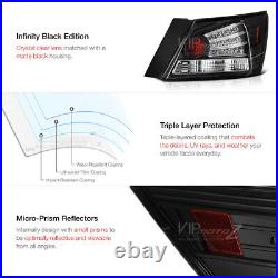 Cree LED Backup For Honda Accord 08-12 CP2/CP3 4DR LED Black Tail Light Lamp