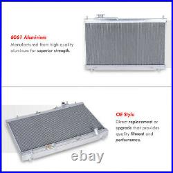 Dual Core/Row Performance Engine Cooling Radiator For 2001-2005 Honda Civic 1.7L