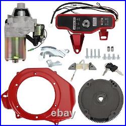 Engine Electric Start Flywheel Ignition Kit For Honda GX160 GX200 5.5HP/6.5HP A6