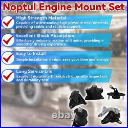 Engine Motor Mount Set for Auto Honda Accord 2008-2012 Acura TSX 2009-2013 2.4L