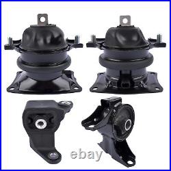 Engine Motor Mount & Transmission Set of 4PCS Replacement for Honda Odyssey