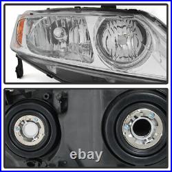 FACTORY STYLE For 06-11 Honda Civic 4DR LH+RH Replacement Headlight Assembly