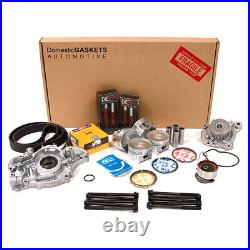 Fits 01-05 Honda Civic DX LX 1.7L SOHC Master Overhaul Engine Rebuild Kit D17A1