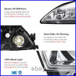 For 03-07 Honda Accord Headlight Crystal Clear Chrome Replacement Front Signal
