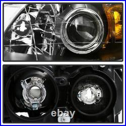 For 04-09 Honda S2000 S2K AP2 HID/Xenon Replacement Projector Headlight Black