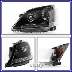 For 05-07 Honda Odyssey Mini Van Black JDM STYLE Front Headlight Assembly Lamp