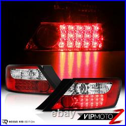 For 06-11 Honda Civic FG 2D Coupe RED/CLEAR LED Rear Brake Lamp Tail Lights PAIR