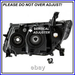 For 11-17 Honda Odyssey Headlight Projector Lamp Chrome Replacement Left+Right