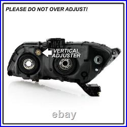 For 12-15 Honda Civic Chrome Crystal Clear Replacement Headlight Projector Lamp