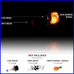 For 13-15 Honda Accord 4D witho LED DRL Factory Style Replacement Headlight Lamp