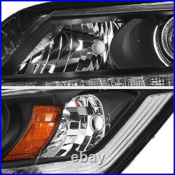 For 13-15 Honda Accord 4D witho LED DRL Factory Style Replacement Headlight Lamp
