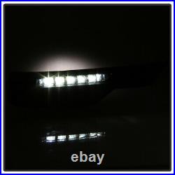 For 16-17 Honda Accord Sedan LED DRL Fog Light Bumper Lamp Bezel Assembly Pair