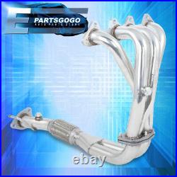 For 1998-2002 Honda Accord Dx Ex Lx Se 4Cyl L4 Stainless 4-2-1 Exhaust Header