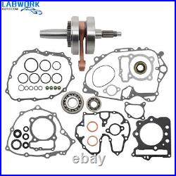 For 1999-2004 HONDA TRX 400EX Top Bottom End Engine Crank Complete Rebuild Kit