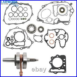 For 1999-2004 HONDA TRX 400EX Top Bottom End Engine Crank Complete Rebuild Kit