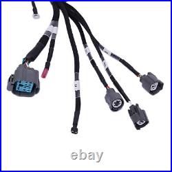 For Honda Civic Integra B16 B18 D16 OBD2 Budget Tucked Engine Wire Harness