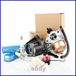 For Honda GX340 GX390 11/13HP Carburetor Ignition Coil Spark Plug Air Filter Kit