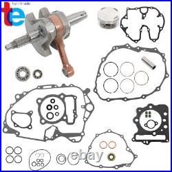 For Honda Trx 400 Ex Engine Rebuild Kit, Crankshaft, Piston, Gaskets 1999-2004