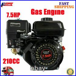 Gas Engine Replaces for Honda GX160 OHV 7.5HP 210cc Air Cooled 170F Pullstart