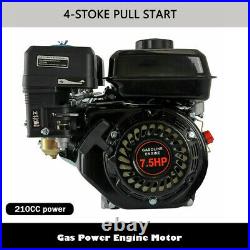Gas Engine Replaces for Honda GX160 OHV 7.5HP 210cc Pullstart Single Cylinder US
