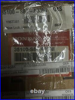 Genuine OEM Honda 35100-S84-A33NI Ignition Lock Cylinder & Switch 1998-00 Accord