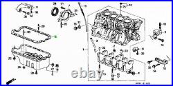 Honda OEM Replacement Oil Pump&Pan Gasket 92-95 Honda Civic EX&Si D16Z6 Engine