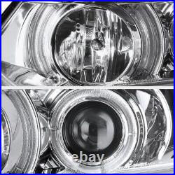 Left+Right Halo Projector Headlight Signal Lamp For 06-11 Honda Civic 2D Coupe
