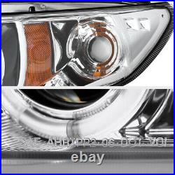 Left+Right Halo Projector Headlight Signal Lamp For 06-11 Honda Civic 2D Coupe