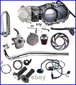 Lifan 125cc Engine Motor Kit Replace 110cc 70cc 90cc Dirt Pit Bike Taotao SSR