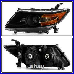 New Factory Style For 2011-2017 Honda Odyssey Black Headlight Replacement Lamp