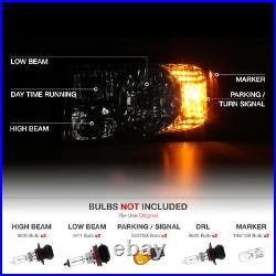 OE Style For 09-11 Honda Pilot LX EX Touring Headlights Set Left Right Headlamp
