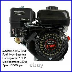 Pull Start Gas Engine 7.5HP 4 Stroke 210cc 3600Rpm For Honda GX160 OHV Replace