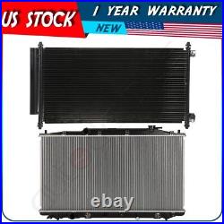 Radiator and AC Condenser Assembly For 2008 2009 2010 2011 2012 Honda Accord