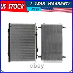 Radiator and AC Condenser Kit For 2016-2019 Honda Pilot Aluminum Replacement