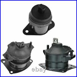 Replacement Engine Motor Mount Set of 3 Kit for Acura TSX Honda Accord 2.4L