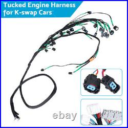 Tucked Engine Harness Suitable for Honda Acura K-Swap Integra CRX EK H-Q K20 K24