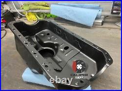 Turbo Oil Pan Civic Honda del Sol 1996-2000 -10 AN Fitting D16 y7 y8 Tig welded