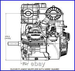 Vanguard Commercial Engine 14HP 25V332-0005-F1 REPLACES GX HONDA 3+1 YR Warr